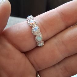 Lab Grown Frosted Fire opal