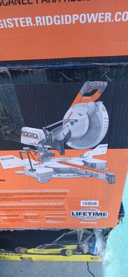 Ridgid 12in sliding miter saw