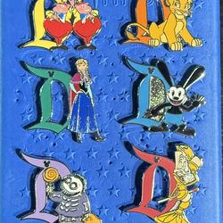 Disneyland 2025 Hidden Mickey Disney Wave A D Full Set With Chaser