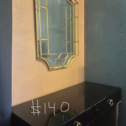 Vanity Desk / Entry Table & Mirror