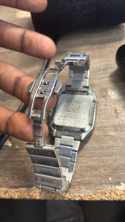 Cartier Santos Stainless Steel Watch