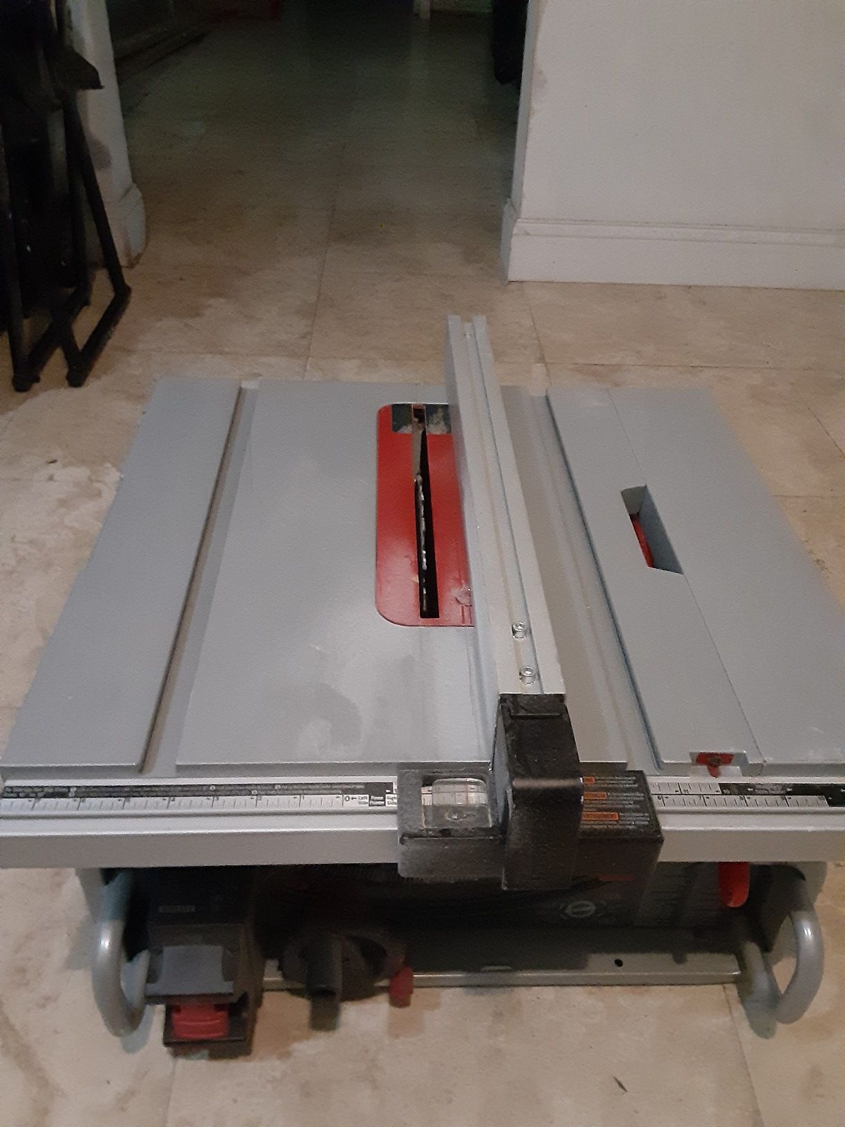 Bosch 10 inch blade table saw,I bought it at home depot for $725.