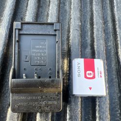 Sony lithium ion NP-BG1 Battery and charger for Sony Cybershot camera cyber Shot