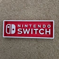 Nintendo Switch Collectors Movie  Business Display Logo Quality Sign 