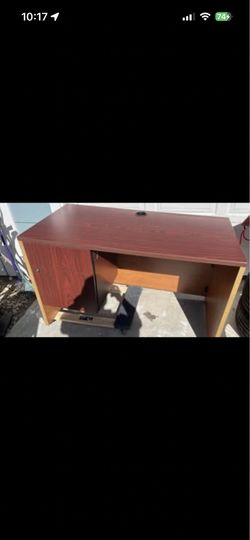 Woodf Grain Office Desk with Drawer