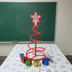 Lighted Ropelight Christmas Tree Window Display Christmas Holiday Decoration 2ft Tall NEW IN BOX!