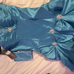 prom pageant quinceanera beaded ball gown dress