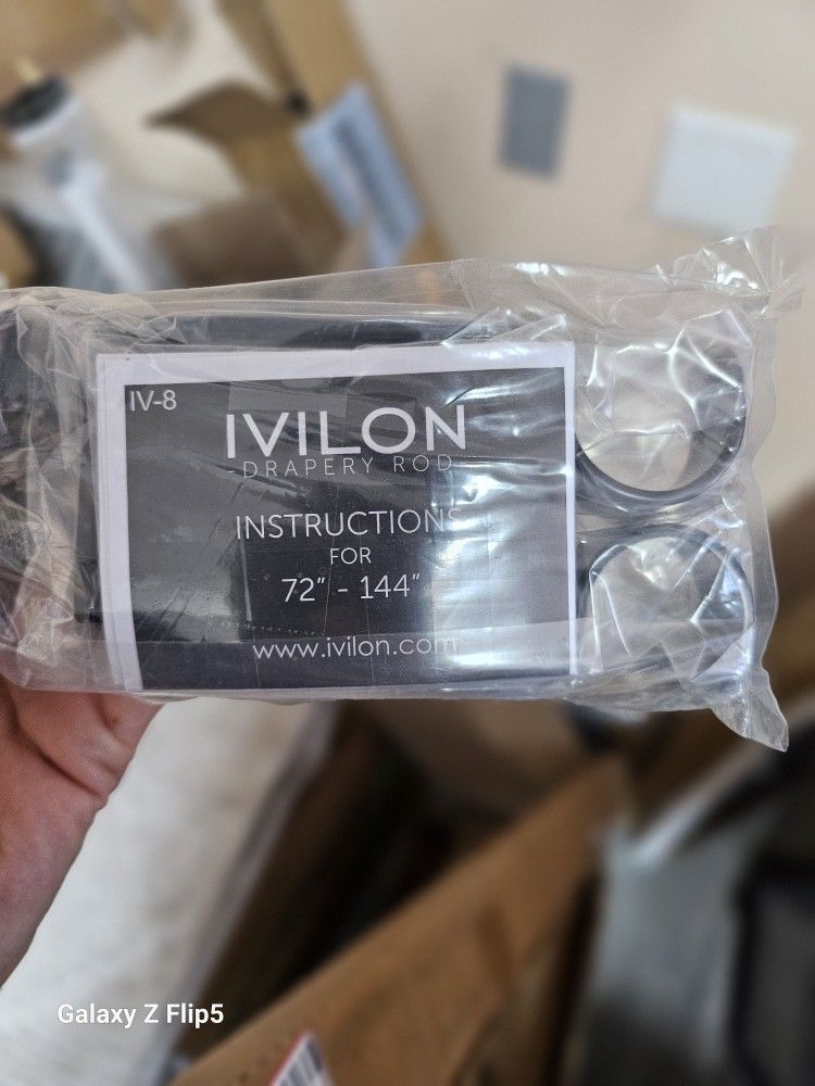 Ivilon Drapery Window Curtain Rod