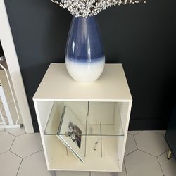 Record Player Stand with Vinyl Storage