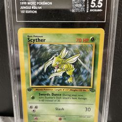 Scyther, #26/64, 1st Edition