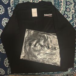 Black Balenciaga Long Sleeve 