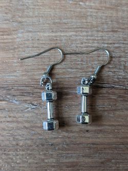 Dumbbell earrings