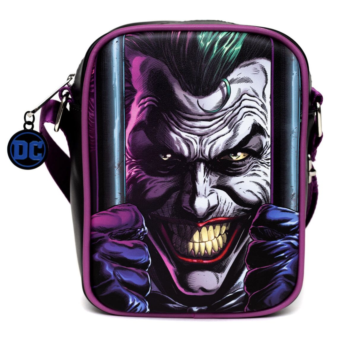 DC Joker And Batman Crossbody Bag