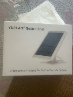 Panel solar para cámara nuevo