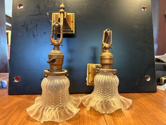 Vintage Brass Sconces