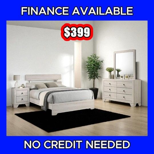 🔥QUEEN SIZE BEDROOM SET DEAL✨OFERTA DE RECÁMARA 🎉Only $399  🛏️Add Mattress $99  AND  up  ➕ Add Chest for $199  🚚 DELIVERY AVAILABLE  📦 #CM B6982
