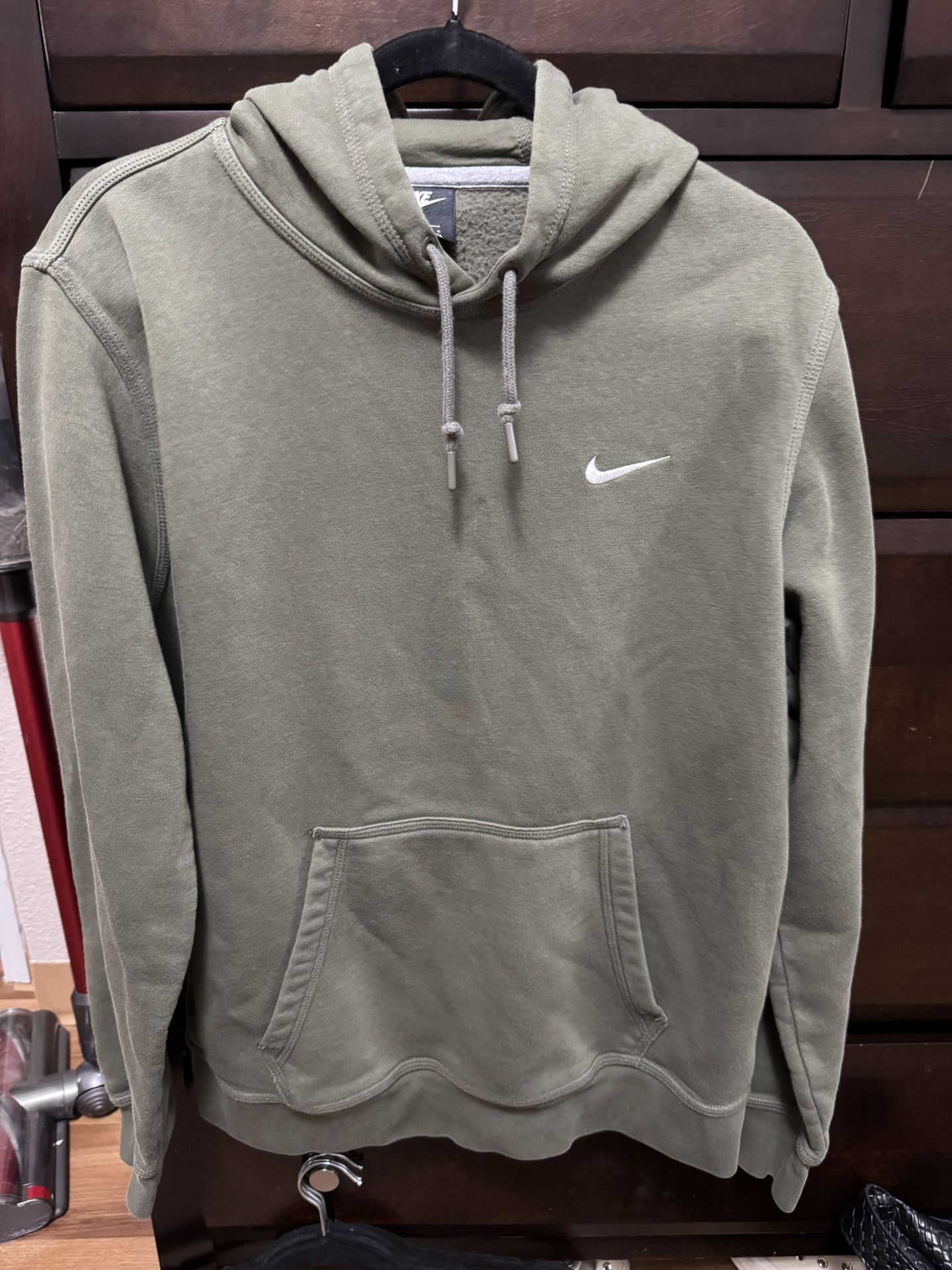 Olive Nike Hoodie, Size Women’s Large Fits Oversized Medium