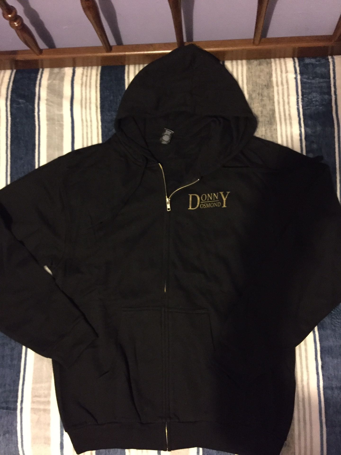 Donny Osmond Hoodie Jacket, Large, New