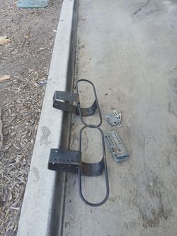 Vintage car bomb lowrider bike rack