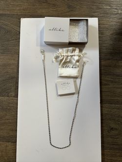 Ettika Eyeglass Chain - Silver