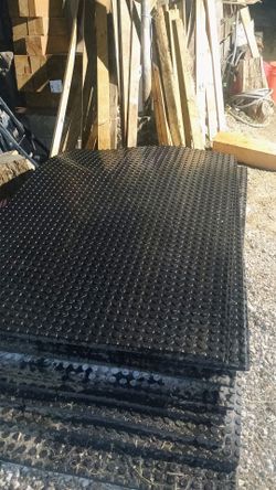 4x6 Black floor mat