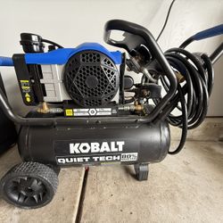 Kobalt QUIET TECH 10-Gallon Portable Electric 175 PSI Horizontal Air Compressor