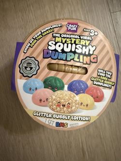 Crazy Fun Mystery Squishy Dumpling — Glitter Bubbly Edition