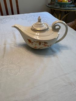 Hall Autumn Leaf Tea Pot