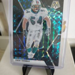 Dolphins Zach Thomas Sp Refractor Card