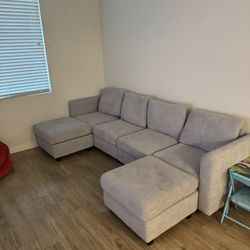 Medium Sized Couch Grey 