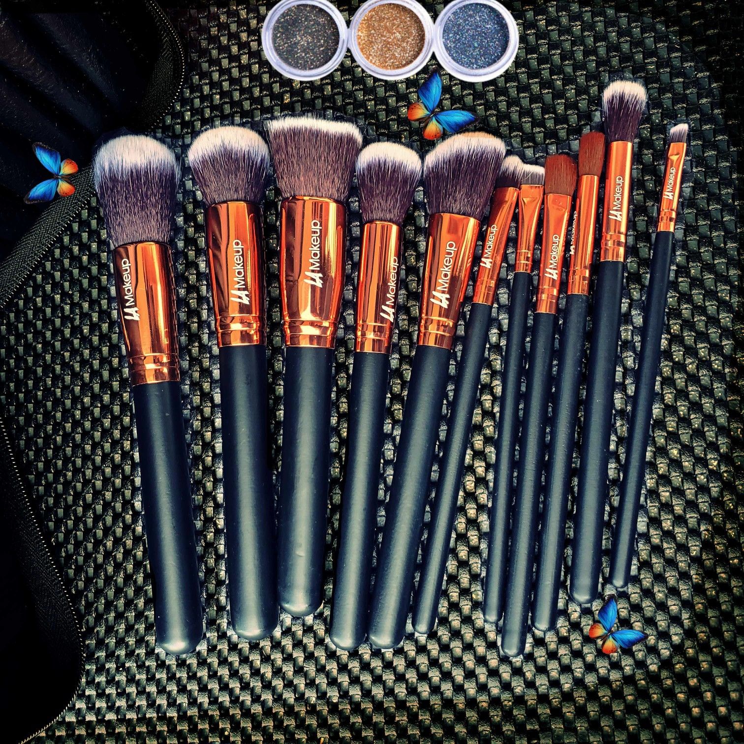 11pcs professional beauty makeup brush set