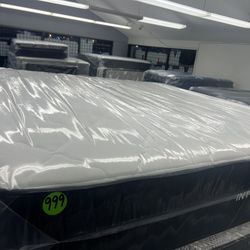 KING SIZE INTELLIBED MATTRESS & BOX SPRINGS BED SET