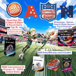 Beyblade X Playoff Event !