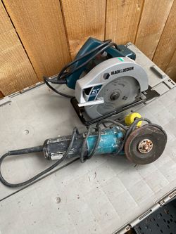 Grinder and saw