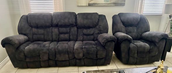 Sofa and reclining rocking chair
