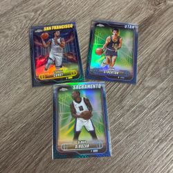 TOPPS CHROME BASKETBALL CARDS 