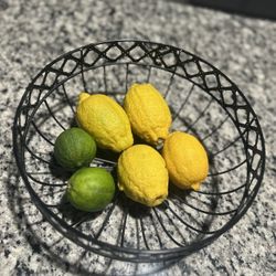 Black Wire Fruit Basket 