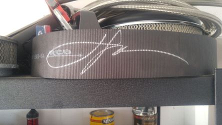 King Force super charge belt with signature.