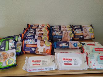 Diapers and wipes