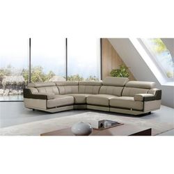 Italian Leather Sectional Sofa