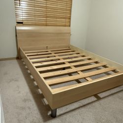 Dania Full Size Maple Bed  Frame 