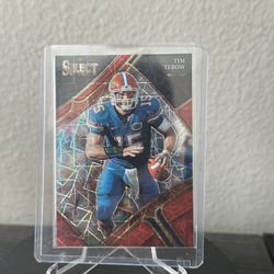 2023 Panini Select Draft Picks Tim Tebow Lazer