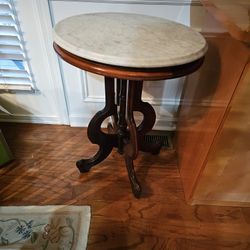 Late 1800s Parlor Marble Table Pristine