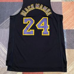 Lakers Kobe Adidas Black Mamba Jersey 
