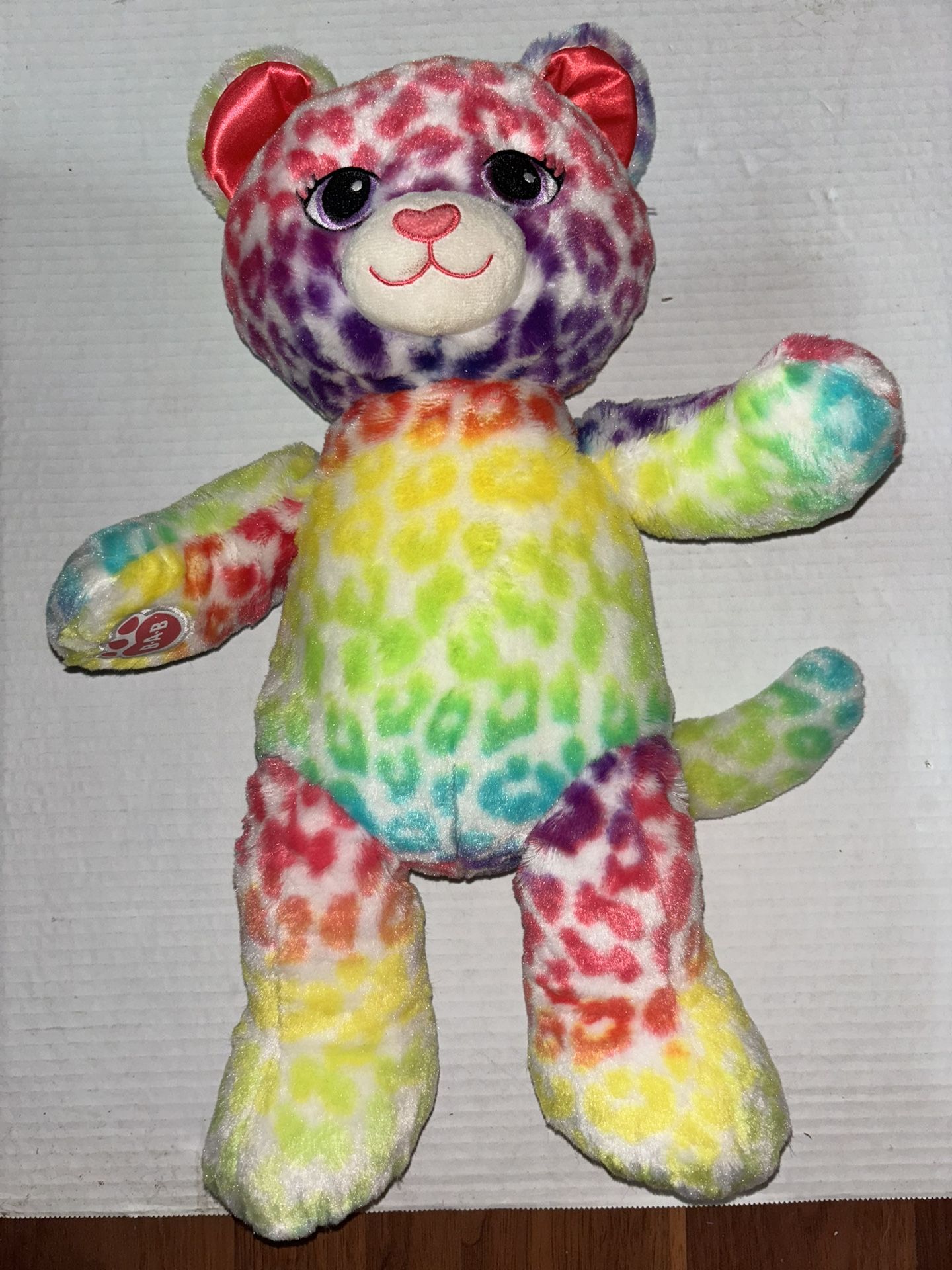 Build-A -Bear Lisa Frank 17” Rainbow Leopard