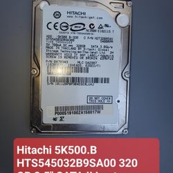 Hitachi 5K500.B HTS545032B9SA00 320 GB 2.5" SATA II Laptop Hard Drive h63c 10s