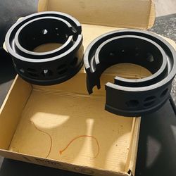 Universal Car Coil Spring Buffer Shock Absorber Springs Rubber Buffer Pack of 2
