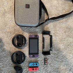 Custom Nintendo Switch w/ Accessories / Games