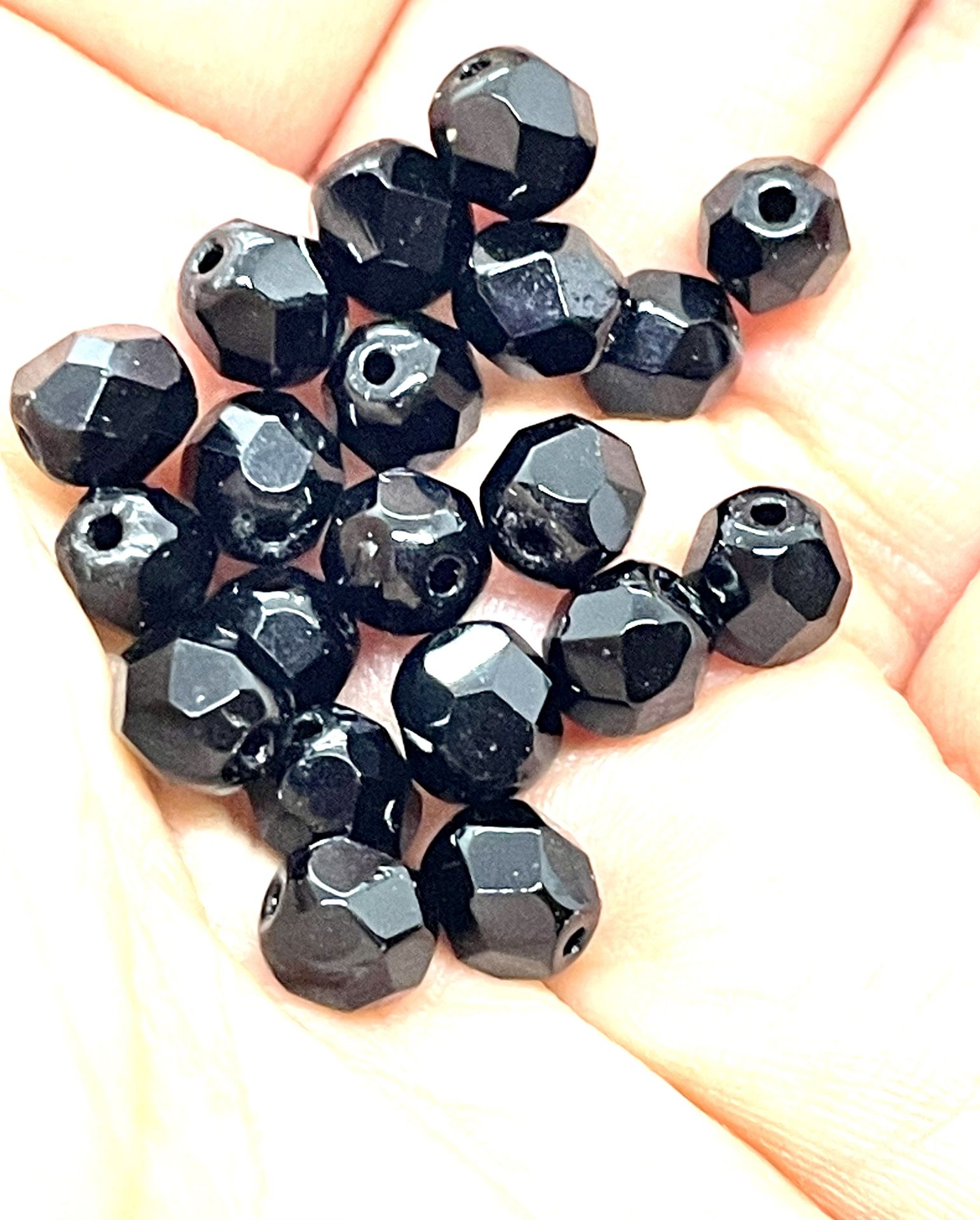 Lot Of Vintage Faceted Crystals