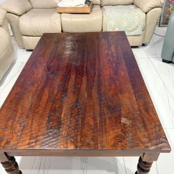 West Elm Solid Wood Coffee Table